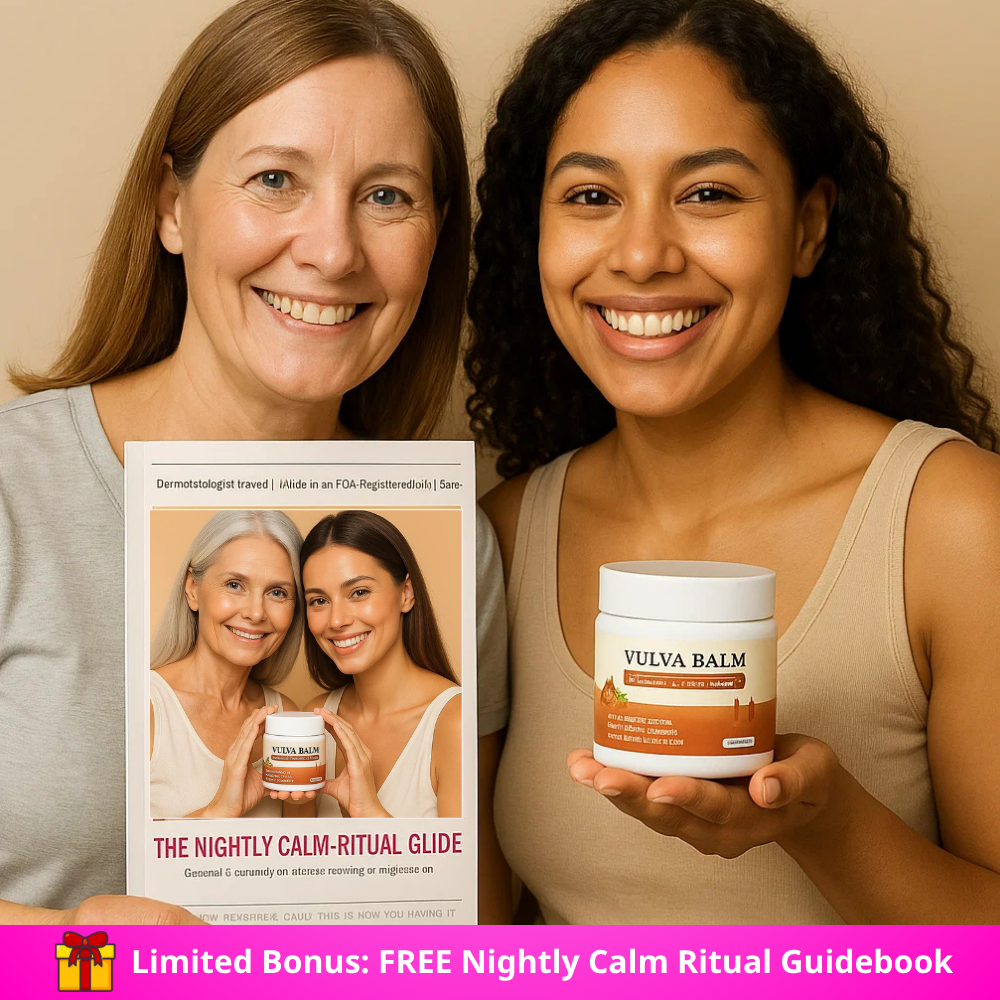 NightSkin™ Natural Vaginal Relief Balm – Doctor Approved Night-Time Care for Itching, Burning & Dryness | Hormone-Free & Organic for Sensitive Skin